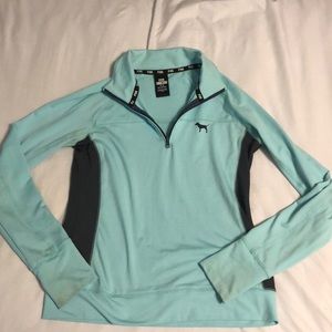 VS pink quarter zip